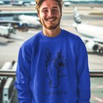 Personalized Multicolor Line Horse Birth Flower Sweatshirt Hoodie with Name Birthday Anniversary Gift for Friend Family