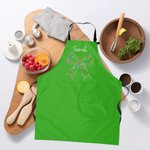 Tablier de cuisine ajustable avec nom et grandes poches Anniversaire Noël Cadeau de cuisine pour femmes