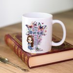 Personalised Cartoon Character God Says You Are Cross Butterfly Ceramic Mug with Name Birthday Christmas Gift for Christians