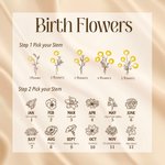 Personalized Cross Birth Flower Bouquet Compact Makeup Mirror with Engraved Text Set of 2 Birthday Wedding Christmas Gift for Christian Women