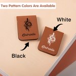 Personalizzato floreale serpente magnetico in pelle clip segnalibro con nome lettura cancelleria forniture regalo di compleanno per i topi di biblioteca amanti serpente