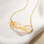 Personalised Dainty Butterfly Name Pendnat Necklace Valentine's Day Birthday Anniversary Gift for Women Girls