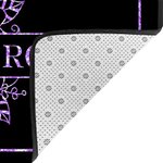 Personalized Floral Hairdressing Elements Doormat with Text Salon Barber Shop Accessories Opening Gift for Hairdresser Hair Beauty Lovers