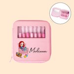 Personalised Hair Ball Needlework Cartoon Girl with Name Birthday Gift for  Crochet Lovers Women