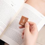 Personalizzato floreale serpente magnetico in pelle clip segnalibro con nome lettura cancelleria forniture regalo di compleanno per i topi di biblioteca amanti serpente