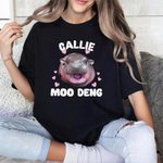 T-shirt unisexe Sweatshirt avec nom Cadeau d'anniversaire pour les fans de Moo Deng Lovers