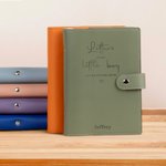 Personalized As I Watch You Grow Leather Journal Notebook Name with Hidden Buckle Pen Slot Baby Shower Mother's Day Father's Day Gift for Dad Mom
