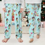 Pantalon de pyjama personnalisé Multicolore Avatar Best Ever 1-12 Photos Enfant Adulte Cadeau d'anniversaire pour la famille
