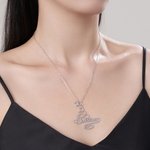 Collier Minimaliste Personnalisé avec Pierre de Naissance Bijoux d'Hiver Cadeau de Noël pour Femmes