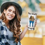 Personalisierte wegen dir ich lachen ein wenig härter stilvolle 20 oz Edelstahl Becher mit Namen Geburtstag Geschenk für Besties Schwestern