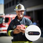 Personalized Embroidered Australia Flag Line Keychain with Text Birthday Appreciation Gift for Police Firefighter Military
