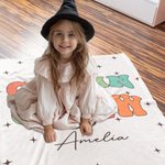 Couverture personnalisée Cousin Crew Cartoon Character Soft Throw Blanket with Name Christmas Birthday Gift for Boys Girls