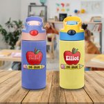 Bottiglia d'acqua personalizzata con nome e grado, regalo di compleanno e ritorno a scuola per ragazzi e ragazze