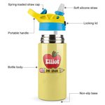 Bottiglia d'acqua personalizzata con nome e grado, regalo di compleanno e ritorno a scuola per ragazzi e ragazze