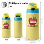 Bottiglia d'acqua personalizzata con nome e grado, regalo di compleanno e ritorno a scuola per ragazzi e ragazze