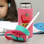 Bottiglia d'acqua personalizzata con nome e grado, regalo di compleanno e ritorno a scuola per ragazzi e ragazze