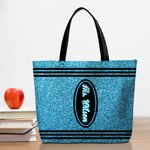 Personalizzato Artificiale Pastello Design Tote Bag con nome Grande capacità Giornata dell'insegnante Regalo di ritorno a scuola per l'insegnante