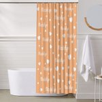 Personalized Love Heart Multiple Names Shower Curtain Set with 12 Rust Proof Grommets Housewarming Birthday Gift for Family