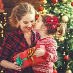 Personalizado Alce Pingüino Navidad Elemento Lazo con Letra Monograma Navidad Cumpleaños Regalo para Niña
