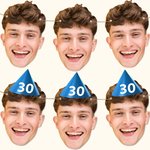 Personalized Portrait Photo Bunting Banner Paper Cut with Hanging Rope Birthday Party Decor Gift for Friends Family