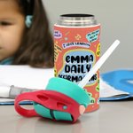 Personalized I Love Myself Daily Affirmations 12oz Name Water Bottle with Handle Birthday Gift for Boys Girls