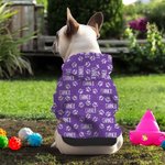 Personalised Cute Paw Print Soft Warm Puppy Dog Cat Hoodie Clothes with Name Birthday Party Gift for Pet Lover Owner