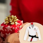 Spersonalizowana akrylowa ozdoba BJJ w kształcie brazylijskiego jiu jitsu z tekstem na choince - prezent urodzinowy dla mistrzów sztuk walki