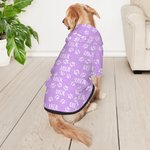 Personalised Cute Paw Print Soft Warm Puppy Dog Cat Hoodie Clothes with Name Birthday Party Gift for Pet Lover Owner
