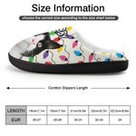 Personalizzato luce stringa cane gatto foto cotone peluche pantofole casa scarpe con nome regalo di compleanno per l'amante degli animali domestici