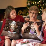 Oreiller de bibliothèque personnalisé avec nom et prénom Cadeau d'anniversaire pour les femmes