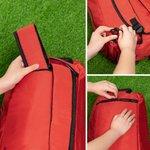 Personalizzato calcio Sport a tema con nome a specchio Duffle Bag Zaino con scomparto per le scarpe e tracolla Regalo di compleanno per gli amanti del