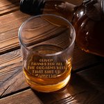 Personalized Thanks for All the Orgasms 10 oz Old Fashioned Rocks Whiskey Glass with Names Valentine's Day Anniversary Gift for Boyfriend Husband