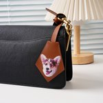 Gepersonaliseerde hond kat foto lederen tas tag met naam verjaardagscadeau voor dierenliefhebbers