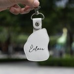 Personalizzato in pelle cavallo ricamo nappe acconciatura portachiavi con nome compleanno regalo di vacanza per gli amanti dei cavalli