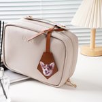 Gepersonaliseerde hond kat foto lederen tas tag met naam verjaardagscadeau voor dierenliefhebbers