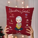 Taie d'oreiller personnalisée avec 1-8 Noms d'enfants Anniversaire Noël Cadeau pour les femmes