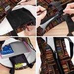 Personalizzato personaggio dei cartoni animati donne nome ragazza Tote Bag con bouquet di fiori di nascita regalo di compleanno per gli amanti dei lib