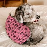 Gepersonaliseerde Multicolor Schattige Poot 100% Katoenen Hondenkleding met Naam Verjaardag Herdenkingsdag Geschenk voor Huisdierliefhebbers Eigenaar
