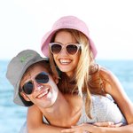 Personalised Multicolour Cotton Bucket Hat with Embroidered Name Beach Party Favor Outdoor Vacation Gift for Family Friends for Adult Toddler