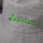 Personalised Multicolour Cotton Bucket Hat with Embroidered Name Beach Party Favor Outdoor Vacation Gift for Family Friends for Adult Toddler