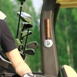 Spersonalizowany magnetyczny uchwyt na cygaro w kształcie piłki golfowej z imieniem na wózek golfowy Sportowy prezent urodzinowy dla golfistów Miłośnicy cygar