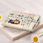 Spersonalizowana okładka na książkę z imieniem i nazwiskiem oraz kieszenią z przodu dla miłośników książek i bibliotekarzy