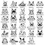 Personalisierte Schneeflocke Katze Porträt hölzerne Weihnachten hängenden Ornament mit Namen Weihnachtsbaumschmuck Memorial Haustier Verlust Geschenk 