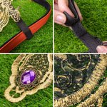 Frontalera Personalizada de Encaje Dorado con Piedra de Nacimiento Frontalera Ajustable Accesorios Medievales para Caballos Regalo Ecuestre de Cumpleaños para Amante de los Caballos Jinete de Doma Clá