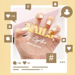 Miroir Personnalisé Lettre Acrylique Nailfie Disk Display Plate with Name Beauty Salon Social Media Photo Props Cadeau pour Manucure Nail Artist