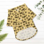 Personalizado multicolor lindo pata impresión suave perro gato camisa con nombre fiesta de disfraces regalo de cumpleaños para los dueños de mascotas