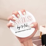 Miroir Personnalisé Lettre Acrylique Nailfie Disk Display Plate with Name Beauty Salon Social Media Photo Props Cadeau pour Manucure Nail Artist