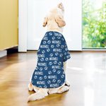 Personalizado multicolor lindo pata impresión suave perro gato camisa con nombre fiesta de disfraces regalo de cumpleaños para los dueños de mascotas