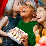 Gepersonaliseerde Peperkoek Man Voedsel-grade snoep Cookie Biscuit opslag Tin met deksel en 1-12 Namen Kerst Festival Party Favors Gift voor kinderen familie