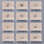 Personalized Monogrammed Initial Multicolour Super Soft Warm Scarf with Embroidered Birthday Winter Gift for Family and Friend
